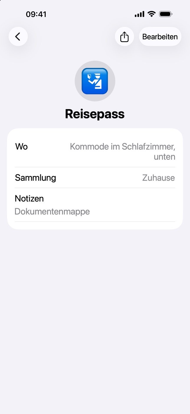 Da ist es.