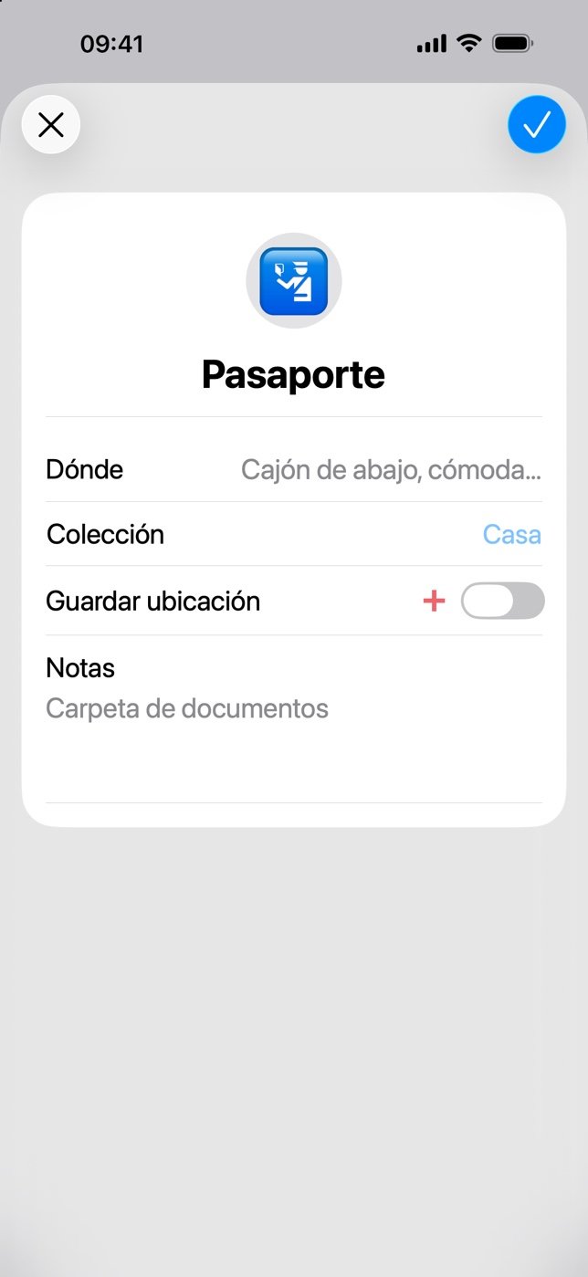Escribe dónde. Listo.