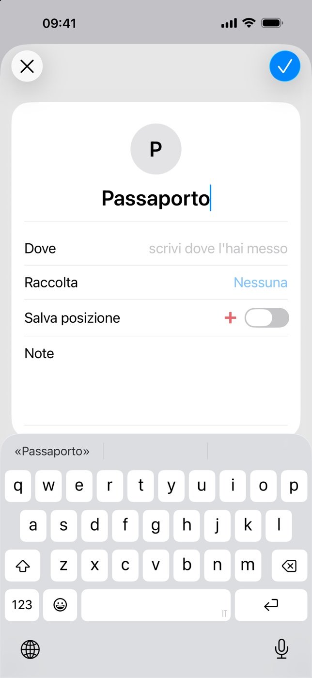 Tocca + e scrivi cosa.